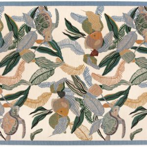 Tapis Dori outdoor Lagon 160 x 230 Tapis La Vallée du blanc