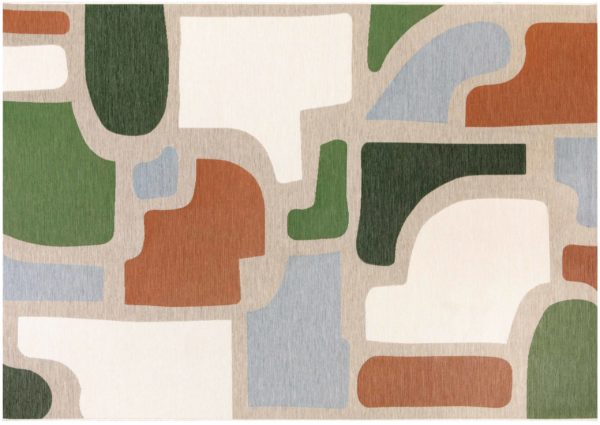 Tapis Kairi outdoor Multico 160 x 230 Tapis La Vallée du blanc