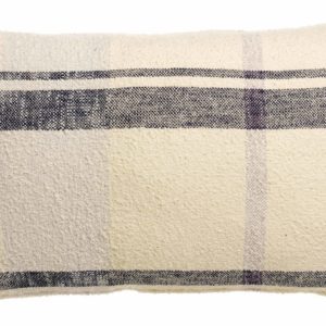 Coussin jacquard Jane Multico marine 40 x 65 Coussins La Vallée du blanc