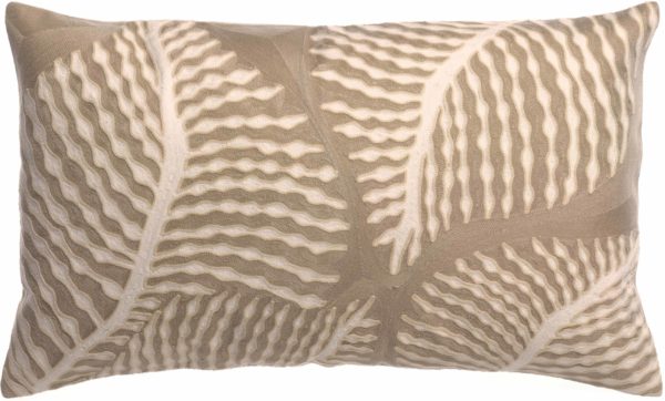Coussin brodé Flora Galet 40 x 65 Coussins La Vallée du blanc