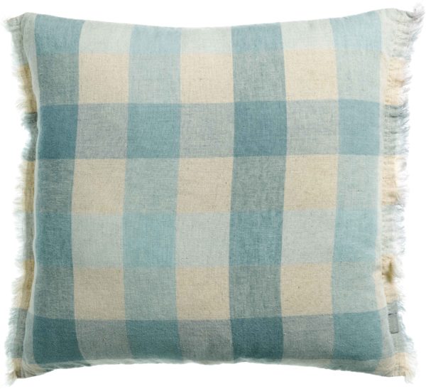 Coussin imprimé Kate Myosotis 45 x 45 Coussins La Vallée du blanc