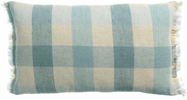 Coussin imprimé Kate Myosotis 30 x 50 Coussins La Vallée du blanc
