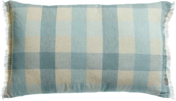 Coussin imprimé Kate Myosotis 40 x 65 Coussins La Vallée du blanc