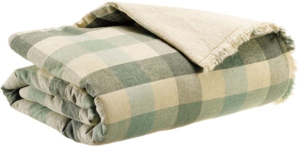 Plaid imprimé Kate Thym 135 x 200 Plaids La Vallée du blanc
