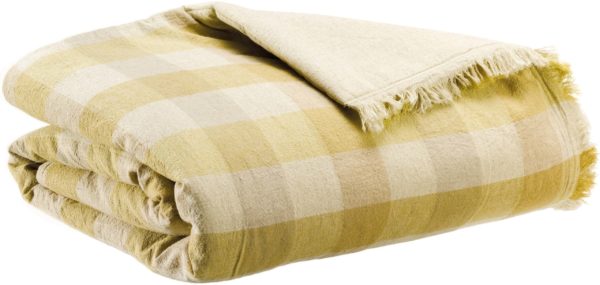 Plaid imprimé Kate Bronze 135 x 200 Plaids La Vallée du blanc