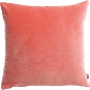 Coussin uni Elise Pêche 45 x 45 Coussins La Vallée du blanc