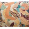 Coussin imprimé Dori Papaye 40 x 65