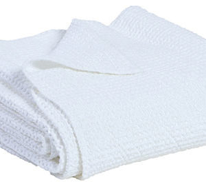 Jeté recyclé Maia Blanc 180 x 260 Jetés de lit La Vallée du blanc