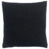 Coussin recyclé Maia Caviar 45 x 45