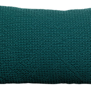 Coussin recyclé Maia Pétrole 30 x 50 Coussins La Vallée du blanc