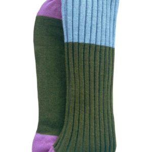 Chaussettes Yvette Olive 36/38 Chaussettes La Vallée du blanc