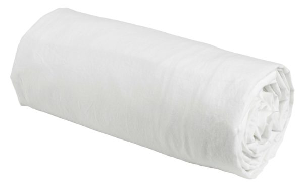 Drap housse Céleste Milk 200 x 160 Draps housses La Vallée du blanc