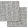 Lot de 2 serviettes de table Finette Caviar 40 x 40 – Image 2