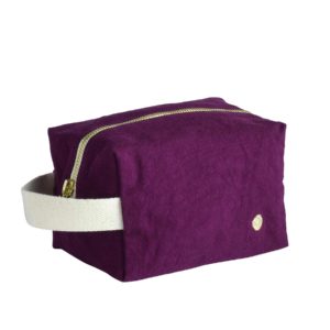 Trousse cube Iona Purple rain 15,5 x 10 x 10 Trousses cube La Vallée du blanc