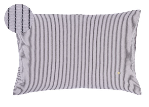 Housse de coussin Léonie Poivre rose 60 x 40 Housses de coussin La Vallée du blanc
