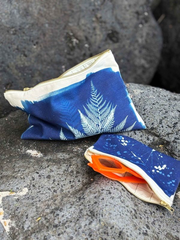 Pochette Gypso Bleu M Pochettes La Vallée du blanc