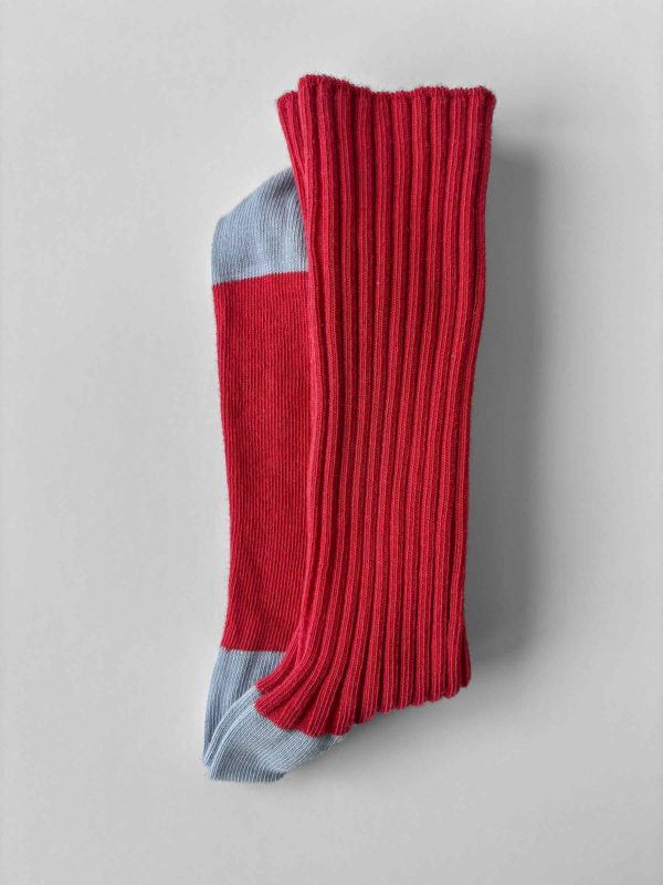 Chaussettes Yvette Cherry 42/45 Chaussettes La Vallée du blanc