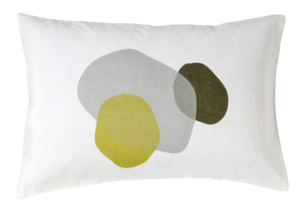 Housse de coussin Pia Brume 60 x 40 Housses de coussin La Vallée du blanc