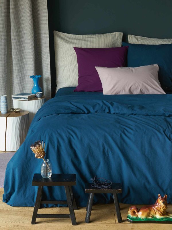 Housse de couette Céleste Orage 200 x 140 Housses de couette La Vallée du blanc