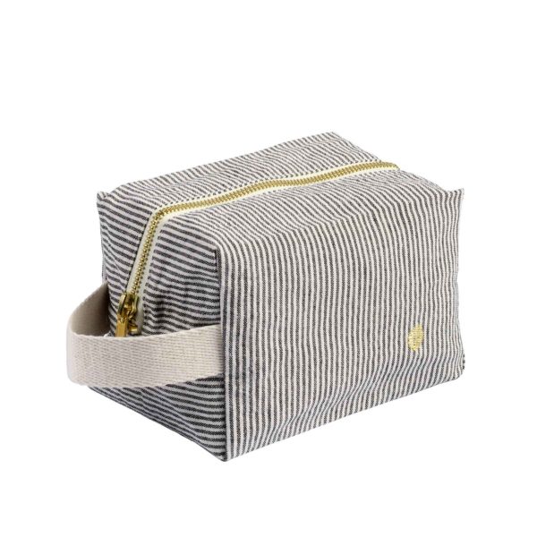 Trousse cube Finette Caviar 15,5 x 10 x 10 Trousses cube La Vallée du blanc