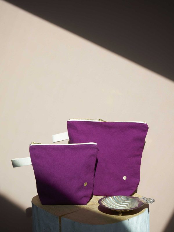Trousse de toilette Iona Purple rain 28 x 23 x 10 Trousses de toilette La Vallée du blanc
