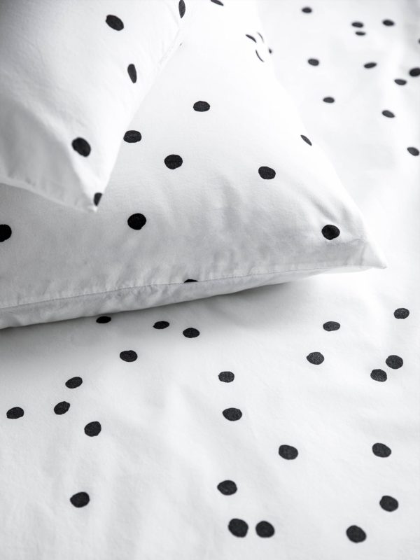 Housse de couette Odette Milk 240 x 260 Housses de couette La Vallée du blanc