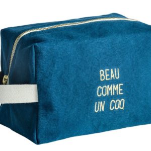 Trousse cube Beau orage Bleu 22 x 14 x 10,5 Trousses cube La Vallée du blanc