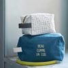 Trousse cube Beau orage Bleu 22 x 14 x 10,5 – Image 2