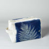 Trousse cube Fougère Bleu 22 x 14 x 10,5 – Image 2