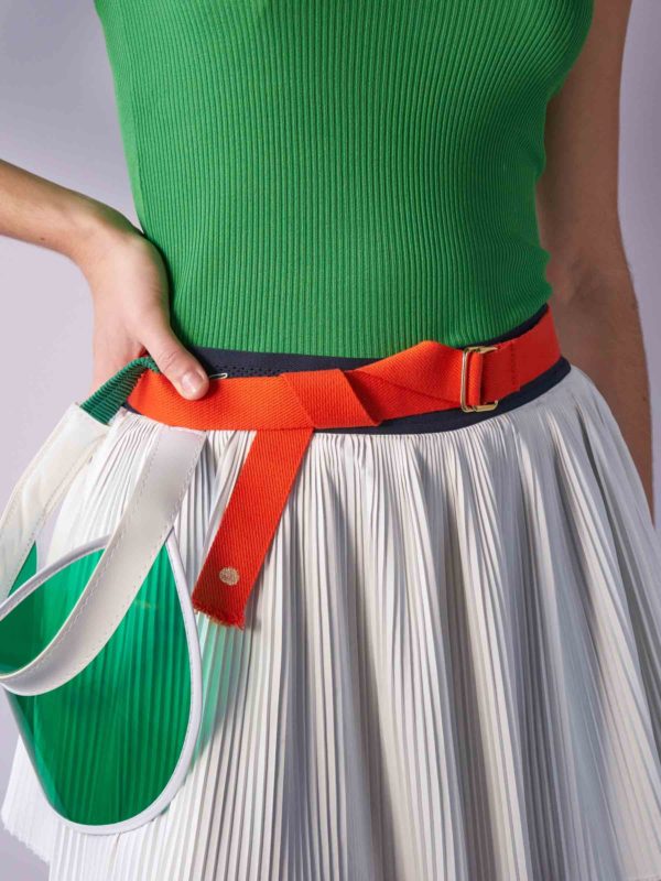Ceinture Ursule Tangerine 3 x 110 Ceintures La Vallée du blanc