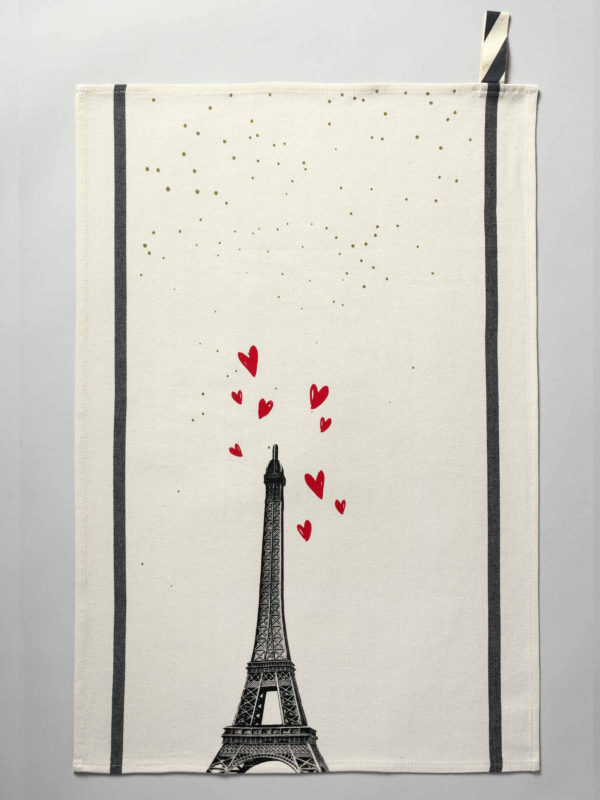 Torchon Eiffel Curs Ecru 70 x 50 Torchons La Vallée du blanc
