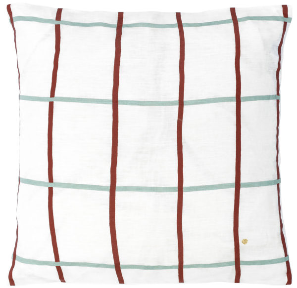 Housse de coussin Carl Caramel 50 x 50 Housses de coussin La Vallée du blanc