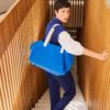 Sac week-end Iona Bleu Mécano 28 x 42 x 20 – Image 5