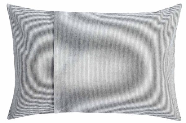 Housse de coussin Finette Caviar 60 x 40 Housses de coussin La Vallée du blanc
