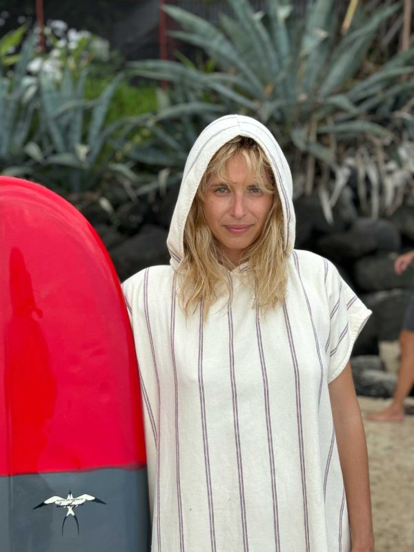 Poncho Marina Purple rain 95 x 80 Ponchos La Vallée du blanc