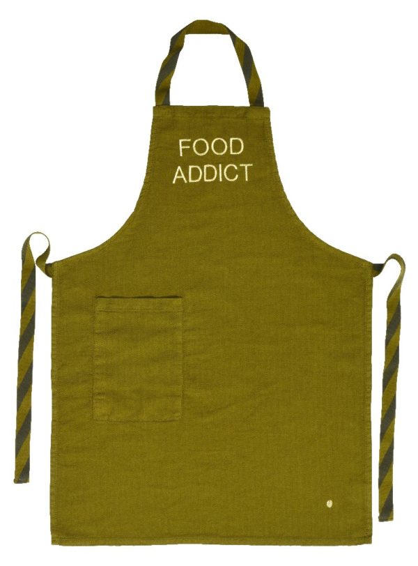 Tablier de cuisine enfant Marcel Food Lichen 65 x 50 Tabliers La Vallée du blanc
