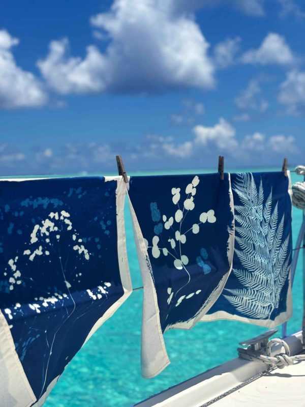 Torchon Gypso Bleu 70 x 50 Torchons La Vallée du blanc