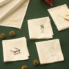 Mouchoir Hankie Lucky Blanc 25 x 25
