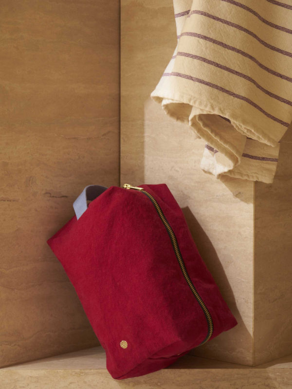Trousse cube Iona Cherry 22 x 14 x 10,5 Trousses cube La Vallée du blanc