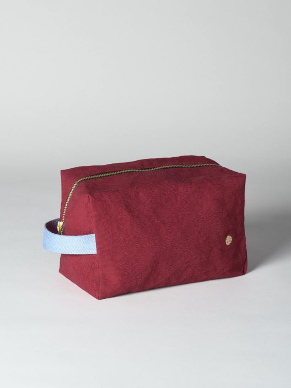 Trousse cube Iona Cherry 22 x 14 x 10,5 Trousses cube La Vallée du blanc