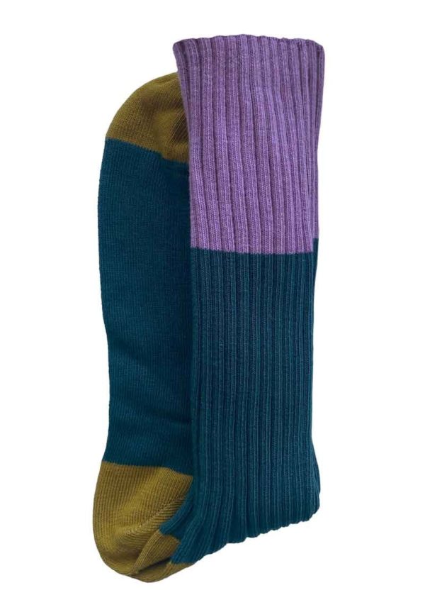 Chaussettes Yvette Orage 36/38 Chaussettes La Vallée du blanc