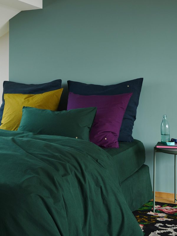 Housse de couette Céleste Nori 200 x 140 Housses de couette La Vallée du blanc
