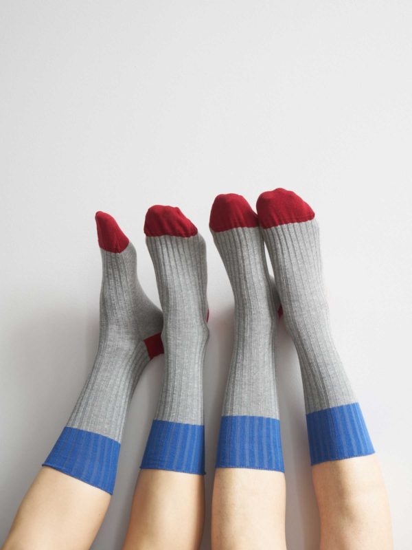 Chaussettes Yvette Cendre 36/38 Chaussettes La Vallée du blanc