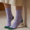 Chaussettes Yvette Lilas 42/45