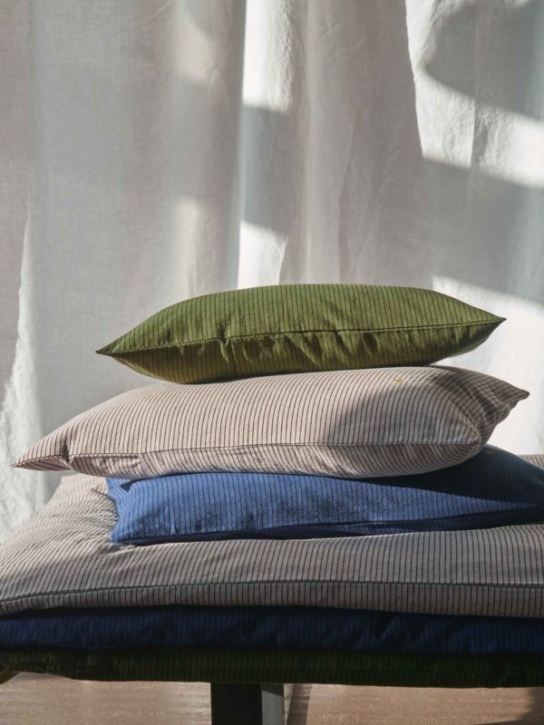 Housse de coussin Léonie Poivre rose 50 x 30 Housses de coussin La Vallée du blanc