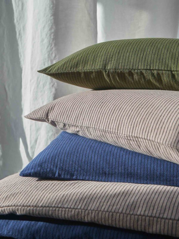 Housse de coussin Léonie Poivre rose 50 x 30 Housses de coussin La Vallée du blanc