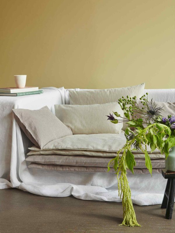 Housse de coussin Léonie Poivre rose 50 x 30 Housses de coussin La Vallée du blanc