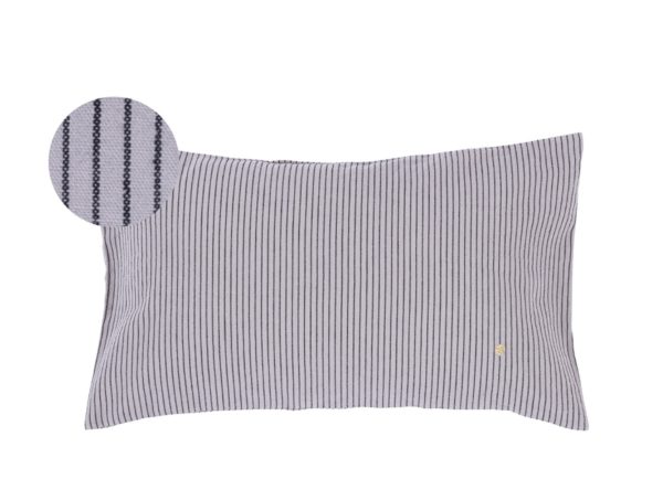 Housse de coussin Léonie Poivre rose 50 x 30 Housses de coussin La Vallée du blanc