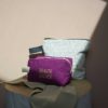 Trousse cube Beauté Purple rain Violet 15,5 x 10 x 10