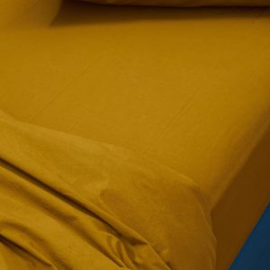 Drap housse Céleste Nuts 200 x 140 Draps housses La Vallée du blanc